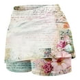 thumbnail image 5 of Women Floral Printed Workout Skirt Skorts Casual Stretchy High Waisted Gym Yoga Tennis Skorts with Mini Skirts, 5 of 5