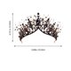 thumbnail image 2 of Coronas barrocas para mujer, tiara de boda con diamantes de imitación, corona negra, tocado gótico, coronas, 2 of 5