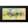 thumbnail image 2 of Lucas 18x11 Black Modern Framed Museum Art Print Titled - Luna smeraldo, 2 of 5