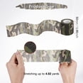 thumbnail image 3 of Uxcell 3 Rollos de Cinta Camuflaje 2IN x 14.76FT, Cinta Autoadhesiva Impermeable No Reflectante para Escalada al Aire Libre, Bosque, 3 of 7