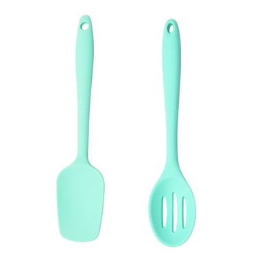 Silicone Mini Kitchen Utensils set of 2 Small kitchen tools Nonstick Cookware with Hanging Hole