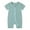 Green, variant on JAKANYQ Newborn Baby Girls Boys Rompers Pajamas Zipper Short Sleeve Sleepwear Jumpsuit Onesie Light Purple 0-3 Months