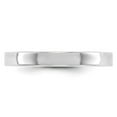 thumbnail image 2 of 14k White Gold 3mm Lightweight Flat Wedding Band Size 4 WFLL030, 2 of 4
