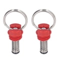 thumbnail image 2 of Keg Pressure Relief Valve, Pressure Relieve Valves 2Pcs Durable Stainless Steel Plastic Easy Releasing Wide Application  For Brewing Red,Green, 2 of 8