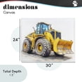 thumbnail image 4 of Stupell Industries Contemporary Industrial Excavator Drawing Canvas Art, 30 x 24, by Steve Hunziker, 4 of 8