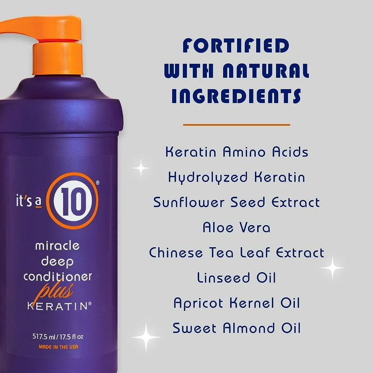 It's A 10 Miracle Deep Conditioner Plus Keratin - 5 oz