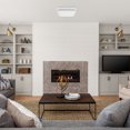 thumbnail image 3 of FUEENIRVA Creative Lampshade Plastic White Easy Installation Modern Design 1Pcs, 3 of 8