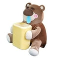 thumbnail image 4 of Soft Plush Car Tissue Case Trash Can Multifunctional Car Armrest Storage Box for Bear, 4 of 9