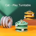thumbnail image 5 of Rodillo de juguete para gatos, tocadiscos de 3 niveles, juguetes interactivos para gatos, bolas con bolas Flash JFHHH pequeña, 5 of 5