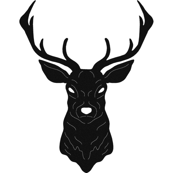 Deer Mount - Metal Wall Art