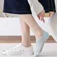 thumbnail image 6 of CoCozhu 5/10 Pairs No Show Socks for Women Non-slip Low Cut Liner Socks Invisible Mesh Socks, 6 of 7