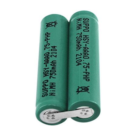 Original HSY-AAA0.75-PHP for P H IL IPS Electric Shaver Batteries SUPPO 2.4V 750mAh Ni-MH Battery