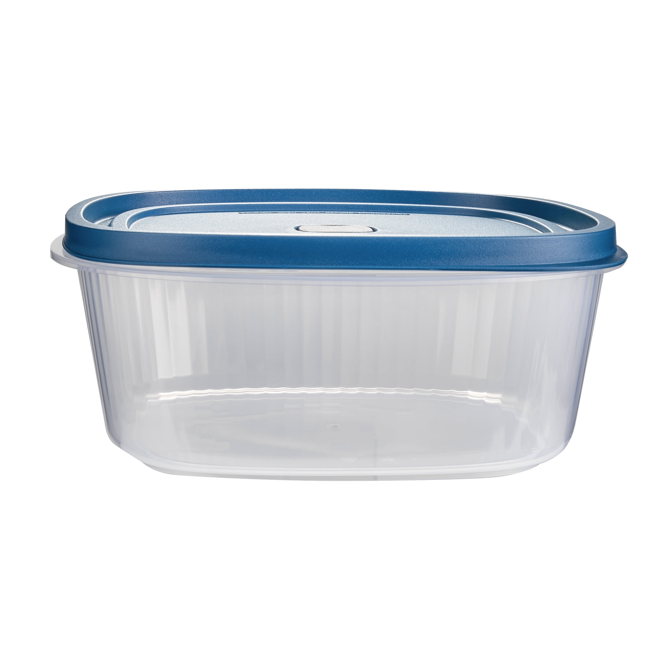 (2 pack) Mainstays Reusable Food Storage Container, Large Square, Plastic 2-Pack, 2 Containers with Lids, 14 Cups, Ideal for Snacks and Meal Prep