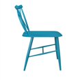 thumbnail image 4 of Lifestyle Solutions Ashton 2 pack Dining Chairs in Blue Metal, 4 of 9