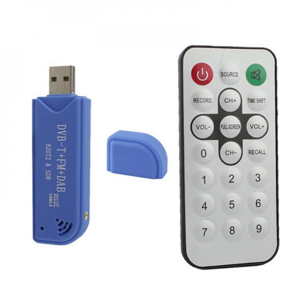 Blau Hensych TV-Stick Mini tragbar Digital Empfänger USB 2.0 Software Radio DVB-T RTL2832U R820T2 SDR Digital TV-Empfänger Stock TV-Zubehör 