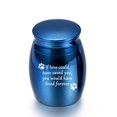 thumbnail image 1 of JFBUJC Small Cremation Urn For Dog Ashes Mini Pet Urn Stainless Steel Ashes Keepsake, 1 of 4
