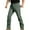 #274-Green, variant on Men's Water-Resistant Fleece-Lined Cargo Pants, Winter Hiking Trousers with Multiple Zipper Pockets, Windproof Tactical Pants