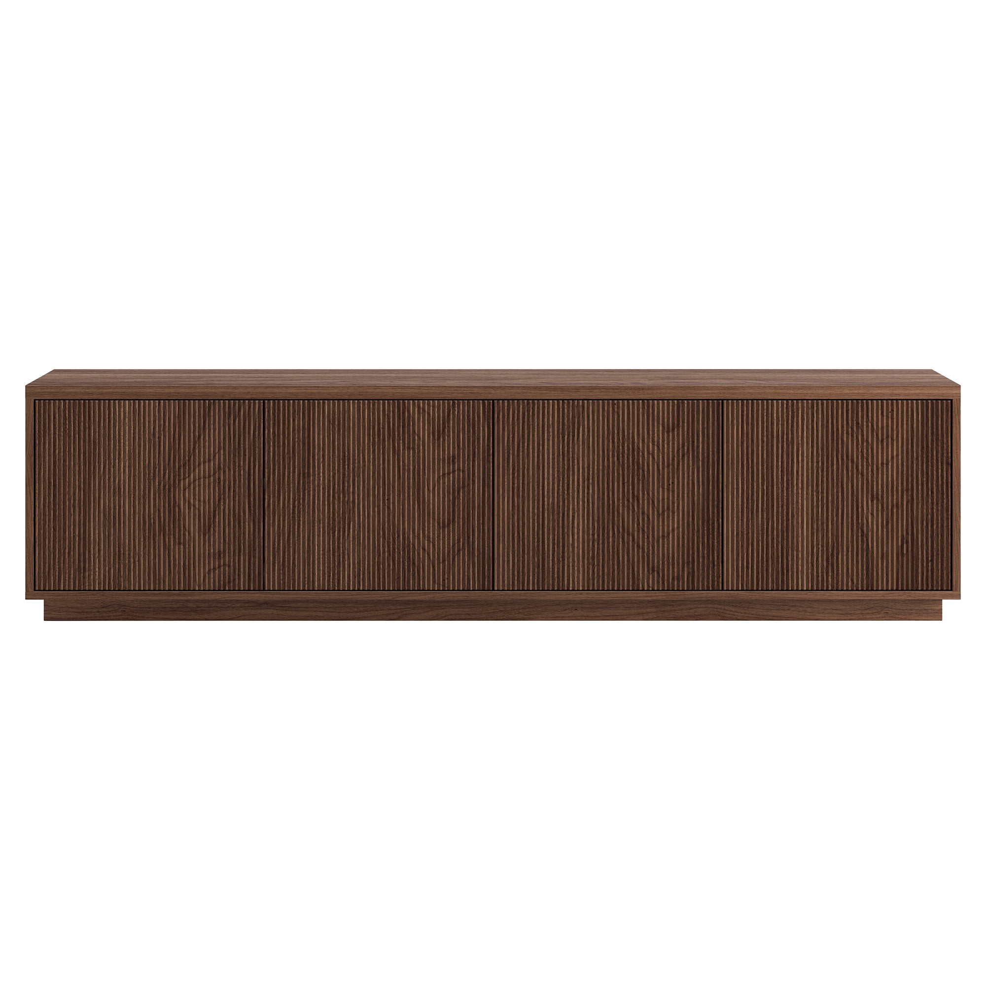Hanson Rectangular TV Stand for TV's up to 85" in Satin Walnut