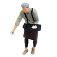 thumbnail image 2 of Figuras de personas 1:64 Trenes Modelos a escala Figuras de personas de plástico arquitectónico Café Camarero Marrón, 2 of 9