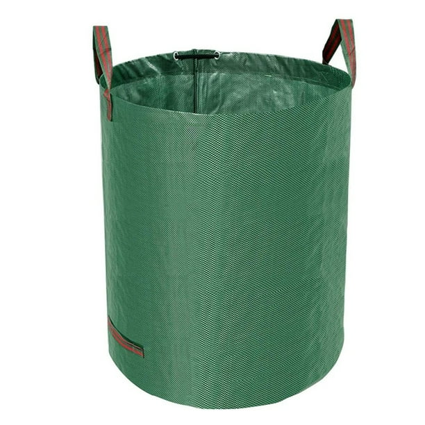 Bolsas de polipropileno (PP) para desechos de jardín, herramientas reutilizables y duraderas para basura al aire libre, capacidad para 272 litros, resistentes al viento y a la contaminación,
