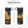 thumbnail image 3 of Balery Sunset Desert Journey Pattern Water Bottle,18oz Sports Insulated Kettle for Cycling Gym Basketball Outdoor, Suitable as a Present, 3 of 8