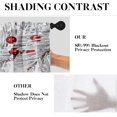 thumbnail image 5 of Christmas Snowflakes Pine Tree Kitchen Curtains Winter Window Curtains Over Sink Set of 2, Snow Glitter Rod Pocket Short Tier Curtains for Kitchen, Christmas Small Kitchen Decor (26x36 Inch), 5 of 6