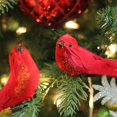 thumbnail image 4 of Northlight 10" Long Tailed Clip-On Bird with Glitter Accent Christmas Ornament - Red, 4 of 4
