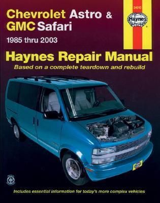 Haynes Workshop Manual Chevrolet Astro GMC Safari 1985-2005 Service & Repair 