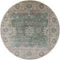 thumbnail image 1 of Ahgly Company Indoor Round Mid-Century Modern Army Brown Oriental Area Rugs, 7' Round, 1 of 6