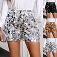 thumbnail image 3 of Aellinatey Easy Wear Sequined Shorts Polyester Comfortable Breathable For Fashion Event, 3 of 13