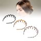 thumbnail image 5 of Diadema De Plástico En Zigzag De 3 Piezas, Banda Para El Cabello Con Peine De Dientes De Alta Reversible De Doble Cara En Forma De U Para Mujeres, Con Dientes Antideslizantes, 5 of 7