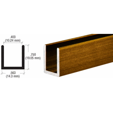 Crl Antique Br 5 16 To 3 8 Fixed Panel Shower Door Deep U Crl Antique Br 5 16 To 3 8 Fixed Panel Shower Door