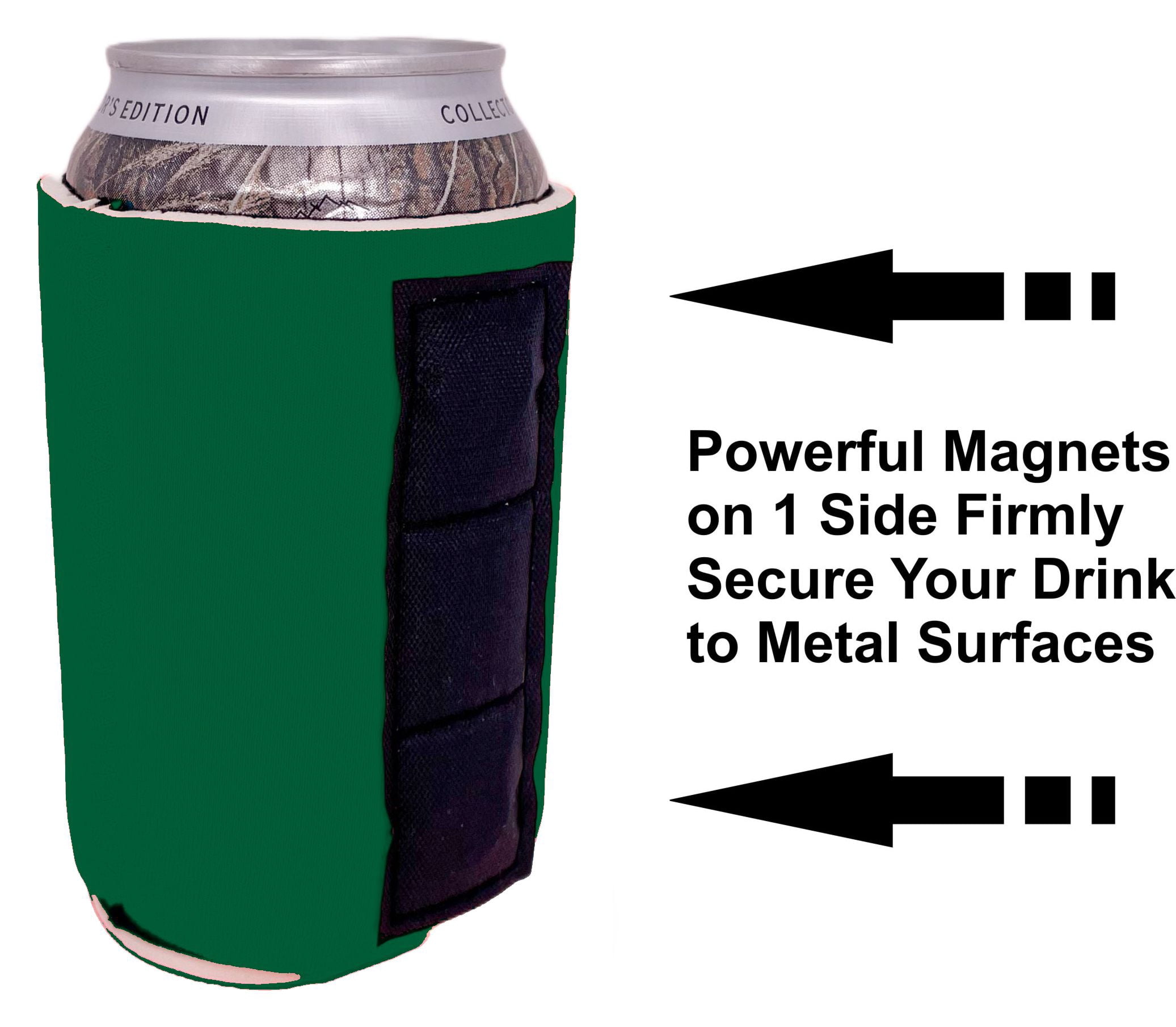 Blank Magnetic Neoprene Can Coolie (1, Kelly Green)