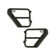 Rugged Ridge by RealTruck Fortis Tube Doors For Wrangler JLU & Gladiator JT | Rear, Textured Black | 11509.14 | Compatible with 2018-2024 Jeep Wrangler JL; 2020-2024 Jeep Gladiator JT