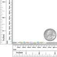 thumbnail image 4 of Gem Stone King 925 Silver and 10K Yellow Gold White Moissanite and Sky Blue Topaz and White Lab Grown Diamond Bracelet for Women (1.96 Cttw, Gemstone, Oval, Wheat Chain, 7 inches), 4 of 5