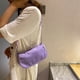 thumbnail image 2 of Bolsa casual de mujer de hombro simples de nailon diario para mujer (púrpura), 2 of 9
