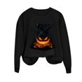 thumbnail image 6 of FNFYFH Halloween Sweatshirts for Women Ghost Pumpkin Graphic Halloween Sweater Spooky Season Sweatshirt Long Sleeve Fall Pumpkin Face Pullover Tops, 6 of 7