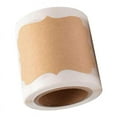 thumbnail image 6 of 300x Kraft Labels Stickers Stickers Convenient Label for Bottle Document Shop Commercial 25mm, 6 of 9