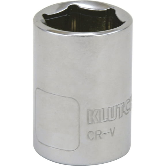 Klutch Socket, Metric, 19mm, 1/2in.-Drive, 6-Pt.