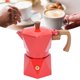 thumbnail image 5 of Cerveciendo Cafetera Fabricante Italiano Aluminio Dual Válvula 2 Taza, 5 of 7