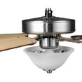 thumbnail image 4 of AirPro Collection 52" Five-Blade Ceiling fan with White Etched Light Kit, 4 of 16