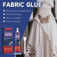 thumbnail image 1 of Colle pour Tissu Lavable Adhésif Permanent Imperméable pour Vêtements 50ml, 1 of 5