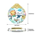 thumbnail image 4 of The Octonauts Glass Round Pendant Christmas Decoration Ornament For Christmas Tree, Home & Holiday Decor Gold, 4 of 7