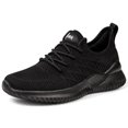 thumbnail image 1 of Zapatillas de senderismo Akk para mujer, espuma viscoelástica, color negro, talla 7.5, 1 of 7