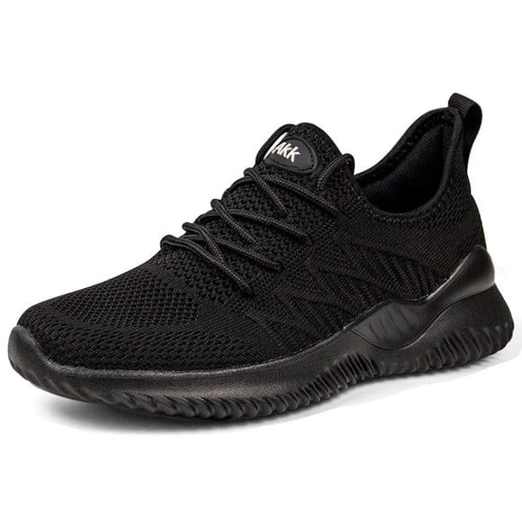 Zapatillas de senderismo Akk para mujer, espuma viscoelástica, color negro, talla 7.5