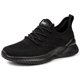 thumbnail image 1 of Zapatillas de senderismo Akk para mujer, espuma viscoelástica, color negro, talla 7.5, 1 of 7