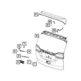 thumbnail image 4 of New Genuine Mopar Cap Rear Wiper Arm OE 68077939AA, 4 of 10