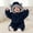 Navy, variant on Plcasen Newborn Baby Bear Outfit Suit With Fold-Over Mittens Footies Girls Boys Winter Fleece Clothes Hooded Romper Snowsuit