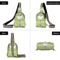 thumbnail image 7 of FORMRS Womens Crossbody Sling Bag Travel Daypack Shoulder Chest Backpack, Green Martini Glass, 7 of 7