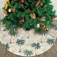 thumbnail image 3 of Christmas Tree Skirt, Palm tree_AC Soft Plush Christmas Tree Decorations Indoor, Tree Skirts Mat for New Year Halloween Holiday Christmas Party Decor 48", 3 of 6